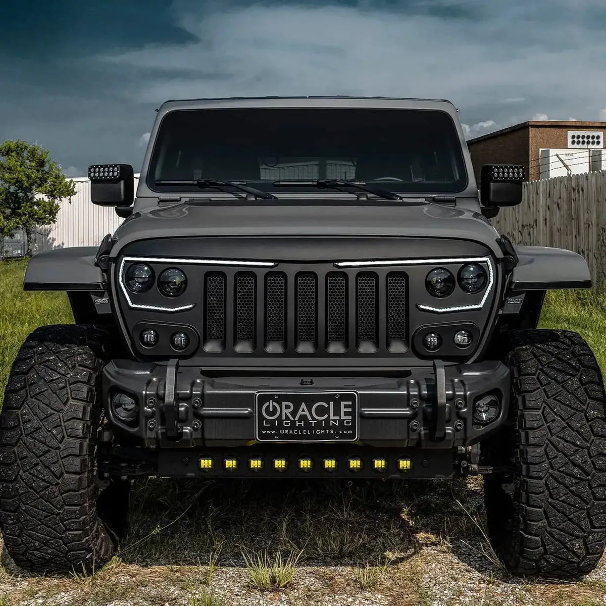 ORACLE Lighting Skid Plate with Integrated LED Emitters for Jeep Wrangler JL and Gladiator JT product image