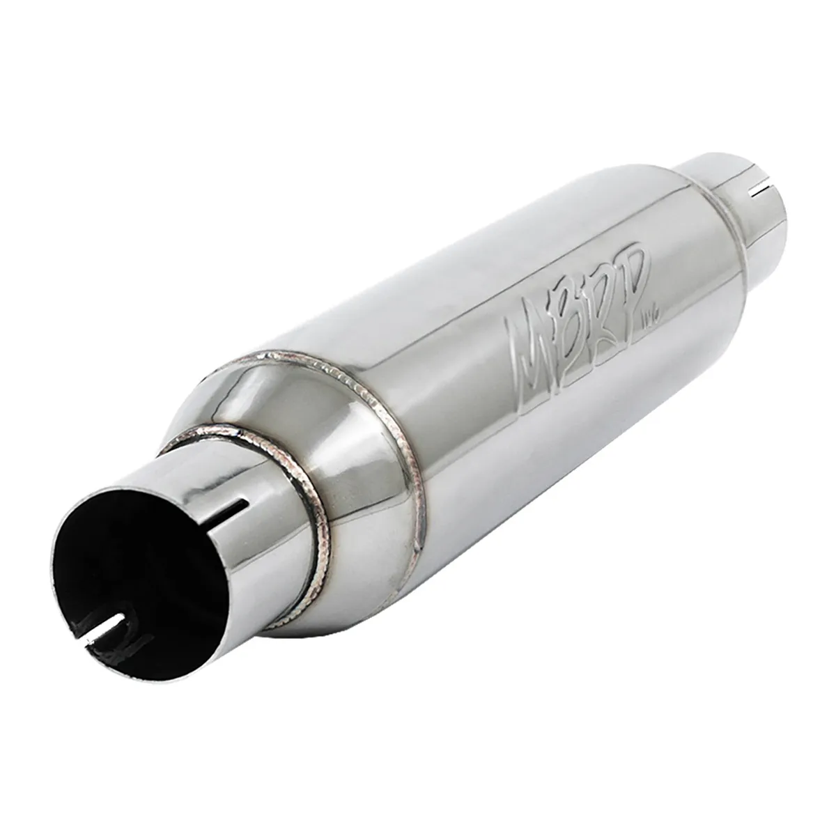 Armor Pro Resonator; 2 1/2 in. Inlet/Outlet x 16 in. Body x 20 in. Overall; T304 Stainless Steel; 4.5 in. Outlet Diameter Tip; product image