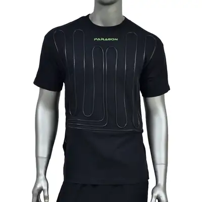 PARAGON PRO INC Shirt Cooling XX-Large Black Right Exit