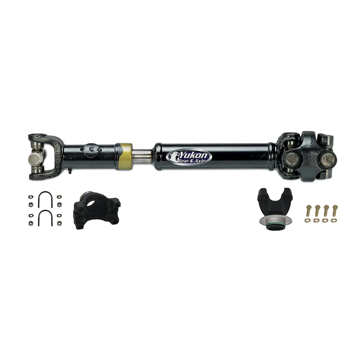 Yukon Heavy Duty Driveshaft for 07-11 JK rear. 1310 U/Joint. Fits 2-door Rubicon and non-Rubicon. Fits up to 4.5" lifts w/ 35" tires. Fits Automatic & Manual Transmissions. product image