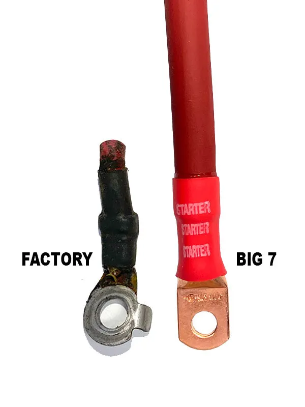 2005-2015 Toyota Tacoma Battery Cable Kit Gen 2 2.7 Liter 1/0 Gauge Battery Cable Big7Kits product image