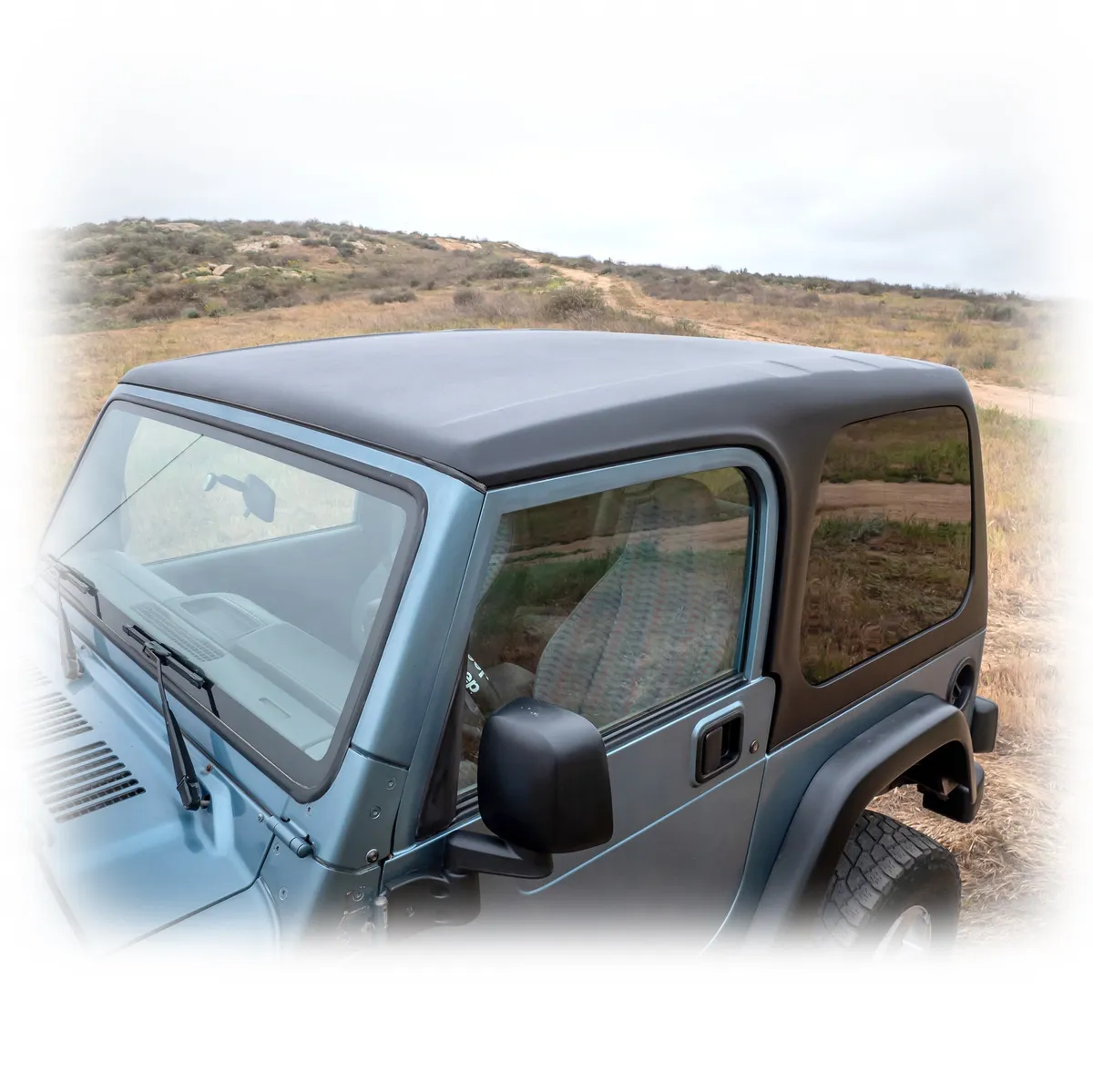 Turn Offroad Squareback Hardtop, Textured Black - 1 Piece - TJ product image