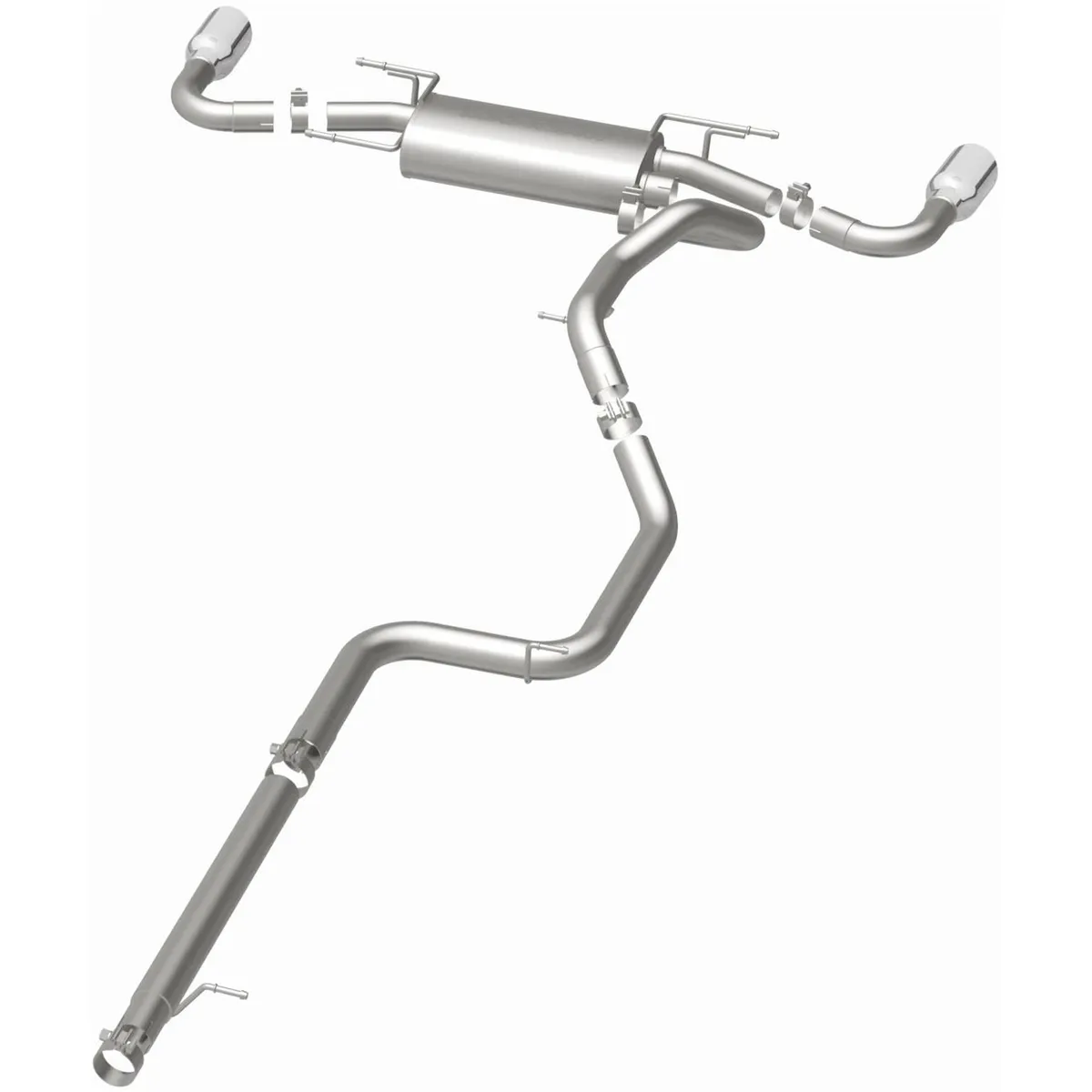 MagnaFlow 2010-2013 Mazda 3 2.5L Street Series Cat-Back Performance Exhaust System 15146 product image