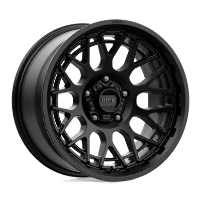 KMC Wheels Technic 18x9 5x5.0 00mm Satin Black