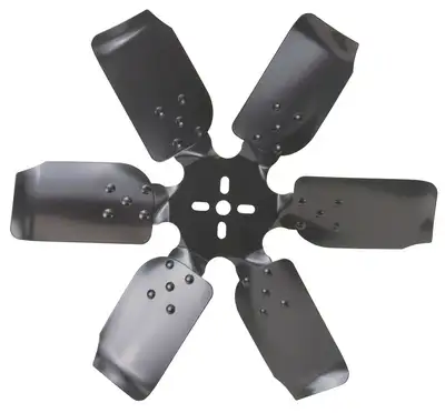 Derale 19 Reverse Rotation Rigid Race Fan, Steel Blade