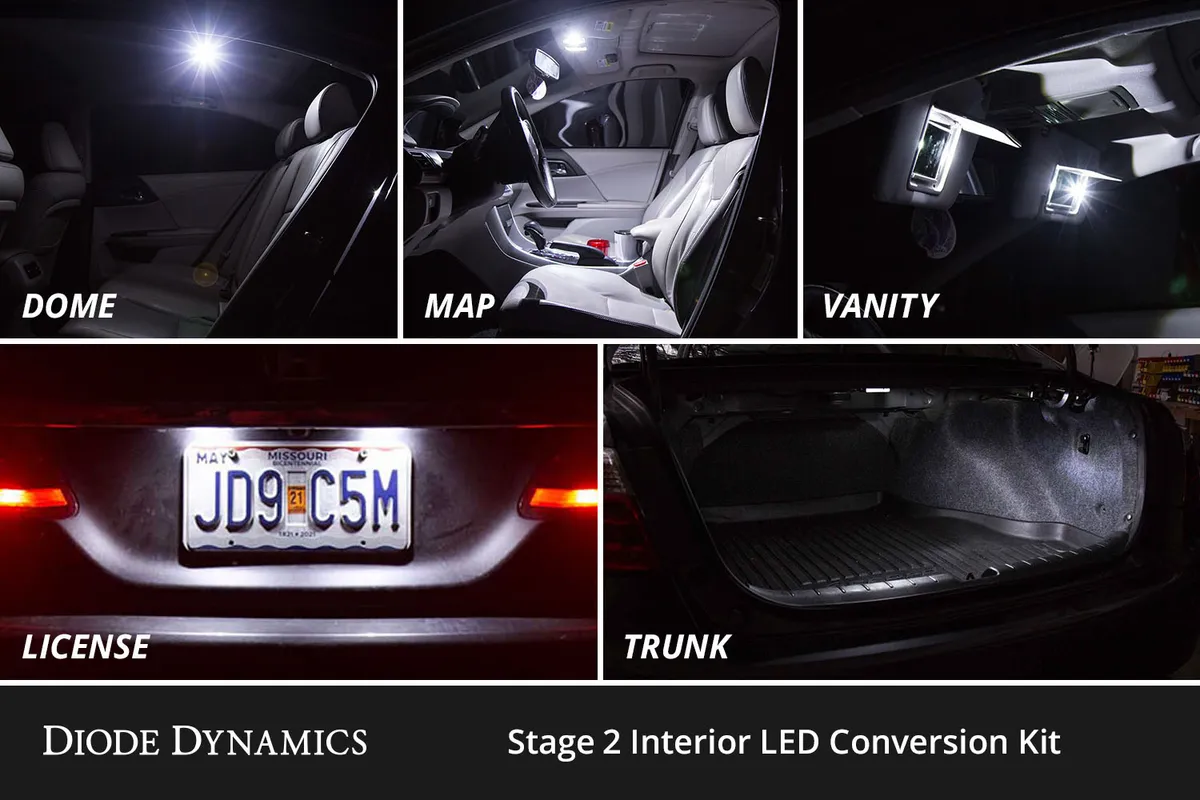 Diode Dynamics - Interior LED Kit for 2007-2011 Toyota Camry, Cool White Stage 2 product image