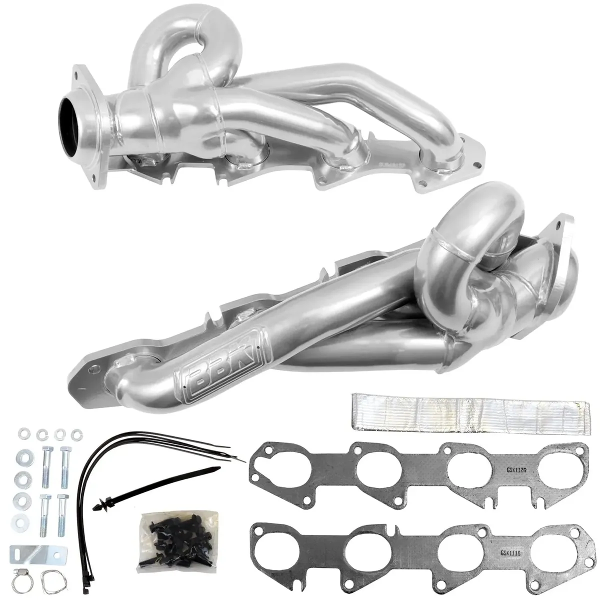 BBK Performance 2019-2023 Dodge RAM Truck 5.7l 1500 1-34 Shorty Headers Polished Silver Ceramic