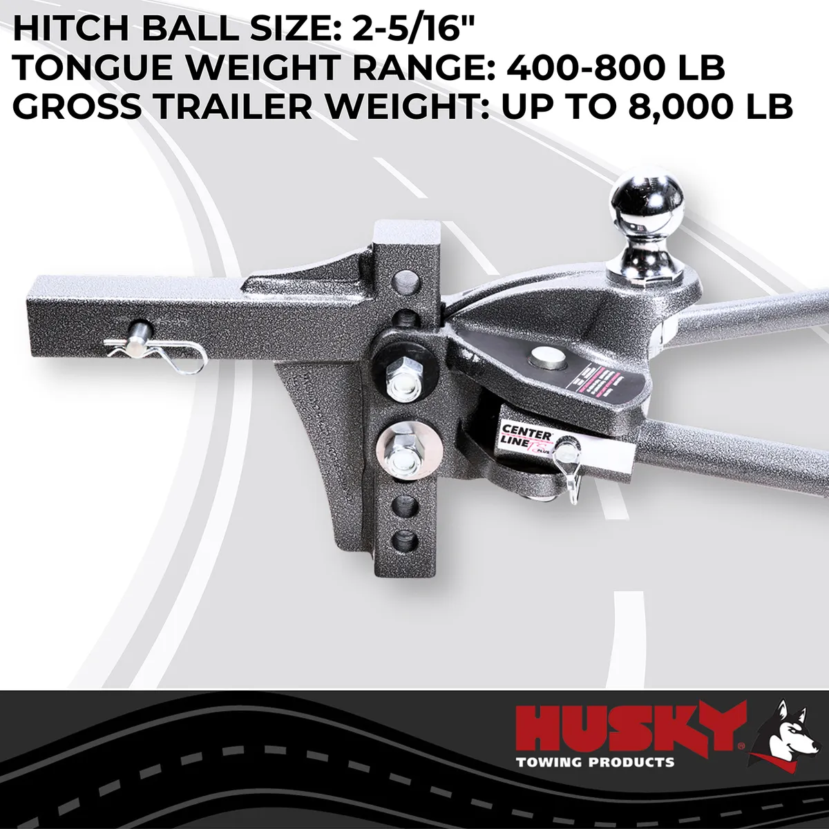 Husky Towing 33302 For Trailer Frames That Are 4/ 5/ 6/ 7/ Or 8 Inch Tall product image