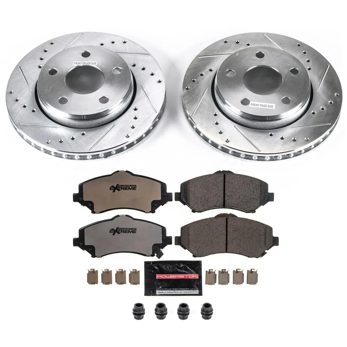 Z36 Truck/Tow Upgrade Kit: Drilled/Slotted Rotors; Carbon-Fiber Ceramic Pads W/Hardware product image