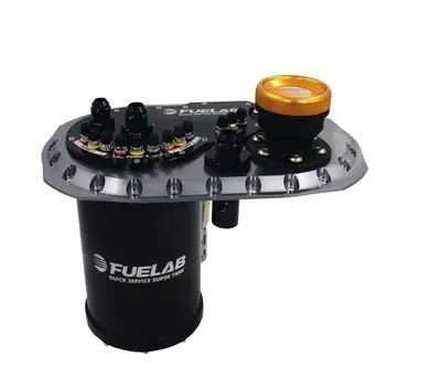 Fuelab Quick Service Surge Tank 2.0 Titanium, No Lift, No Surge Pump FUELAB