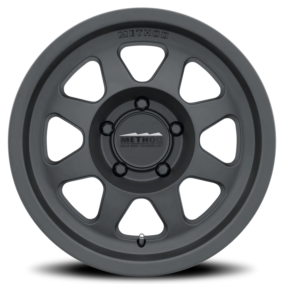 Aluminum Wheels 17x7.5 Bead Grip MR701 Bolt Pattern 5 On 160 Offset 50 Lip Size 0.98 Matte Black MB Method product image
