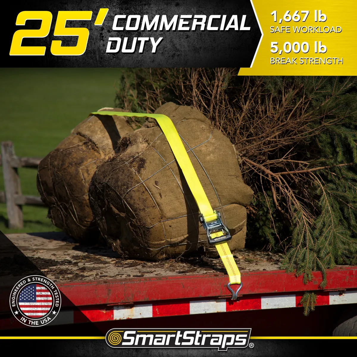 14ft 5000lb Ratchetx Ratchet Tie Down 2 pk Yellow product image