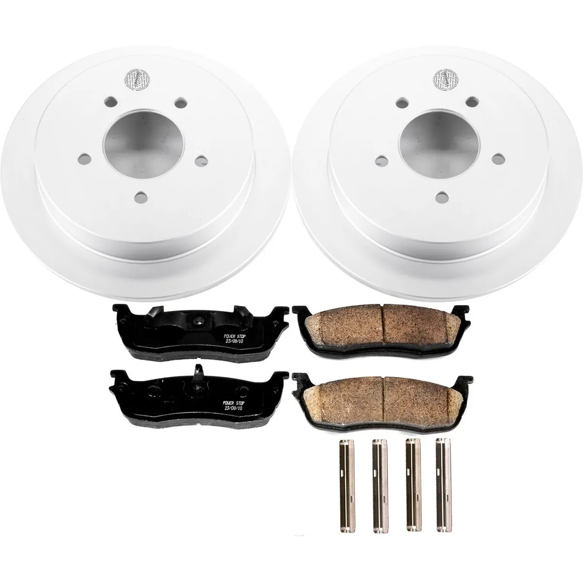 Z17 Geomet Coated Rotor Kit: Genuine Geomet Fully Coated Rotors; Ceramic Pads W/Hardware product image