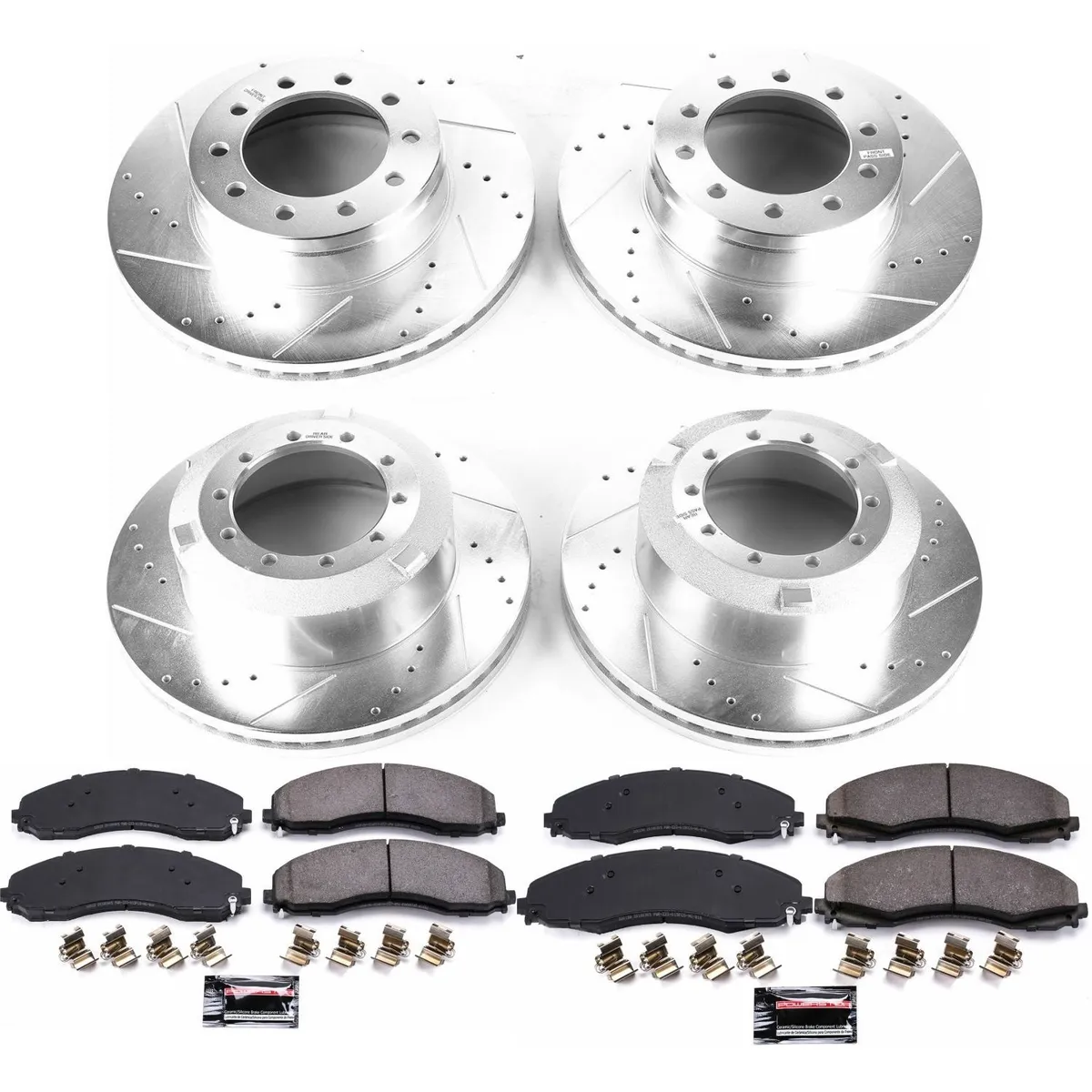 Z36 Truck/Tow Upgrade Kit: Drilled/Slotted Rotors; Carbon-Fiber Ceramic Pads W/Hardware product image
