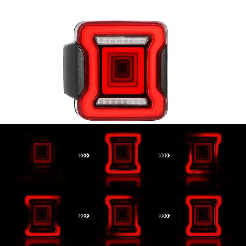 JL Styling LED Taillights Assembly for 2007-2018 Jeep Wrangler JK JKU product image