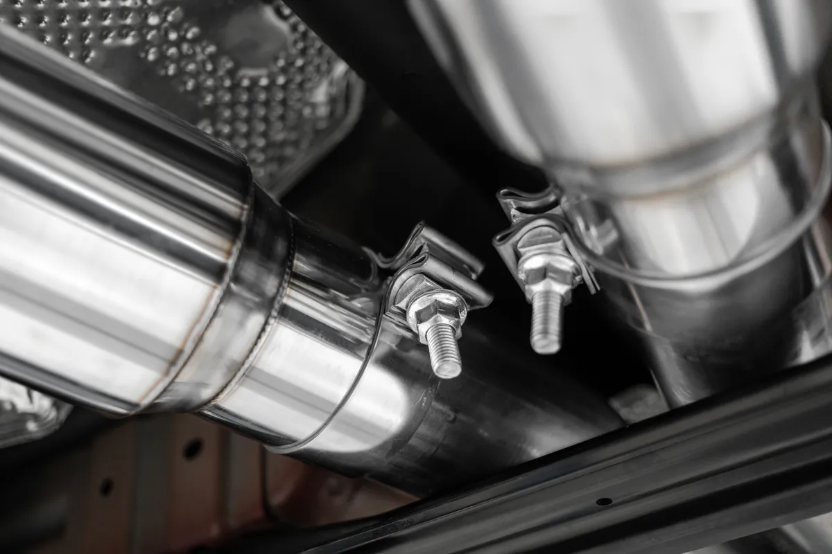 Armor Pro T304 Stainless Steel 3 Inch Resonators Race to Street Profile Conversion Kit For S7114, S7116 and S7118 15-23 Dodge Challenger MBRP product image