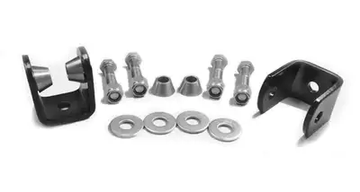 Steinjager Steinjäger Drop Clevis Kits (Without End Links) Sway Bar End Links 5/8 Bore Clevises are Zinc Plated Includes Misalignment Spacers Includes 2 Clevises