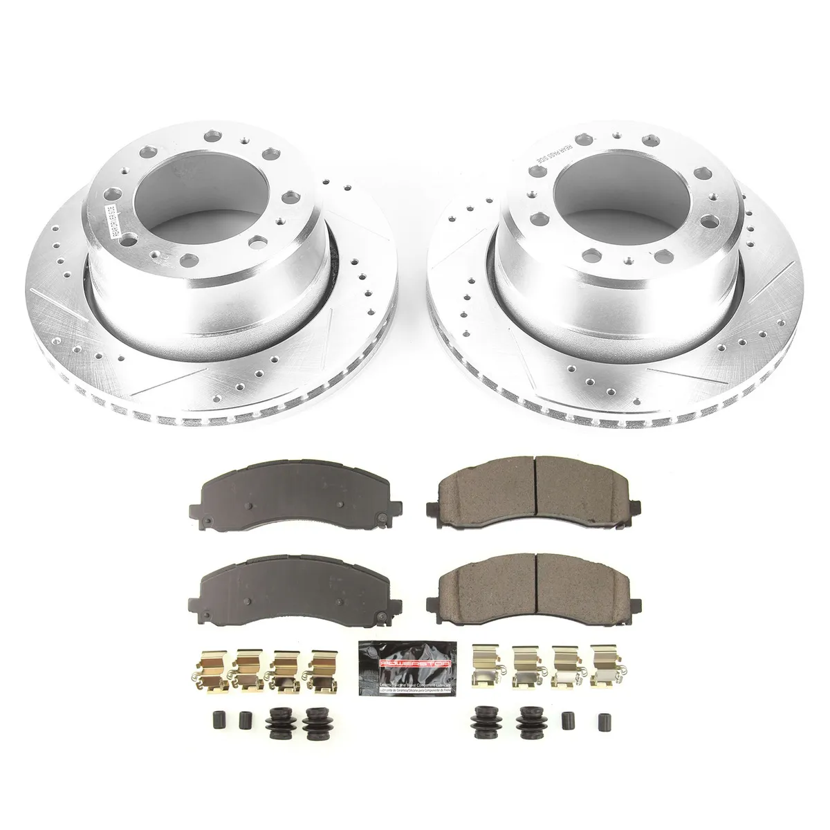 Z23 Evolution Sport Upgrade Kit: Drilled/Slotted Rotors; Carbon-Fiber Ceramic Pads W/Hardware product image