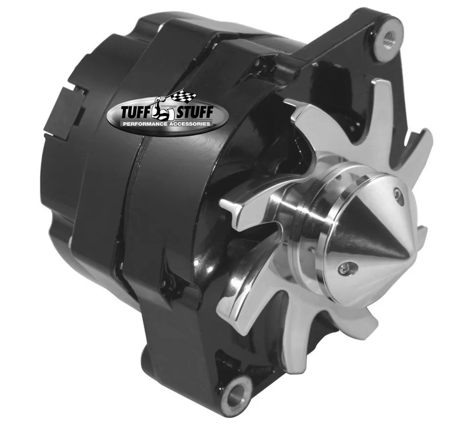 Tuff Stuff Performance Accessories 140 Amp Alternator GM 1 Wire V-Groove
