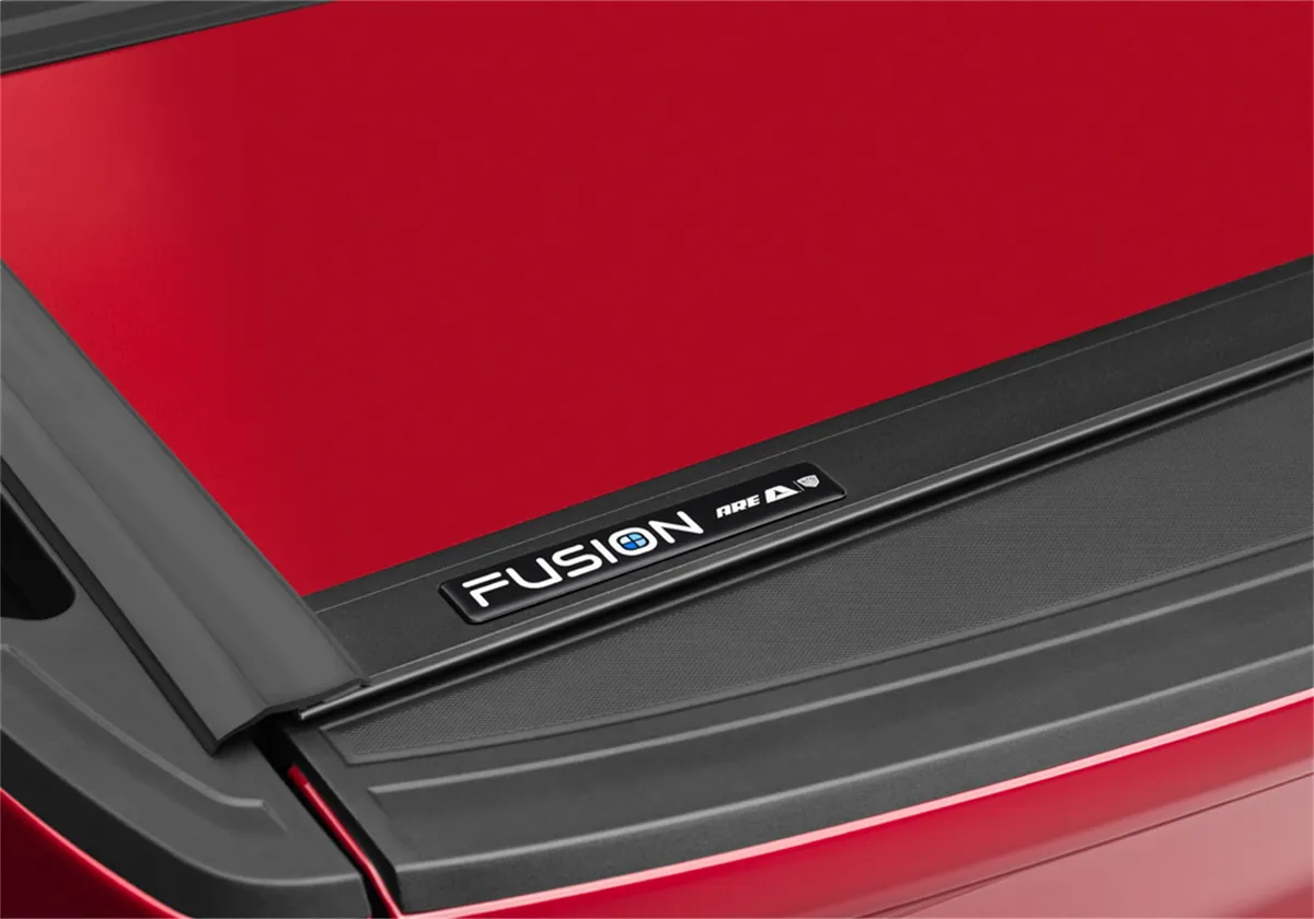 Fusion Tri-Fold Tonneau Cover; Magnetic Gray; Paint Code J7; product image