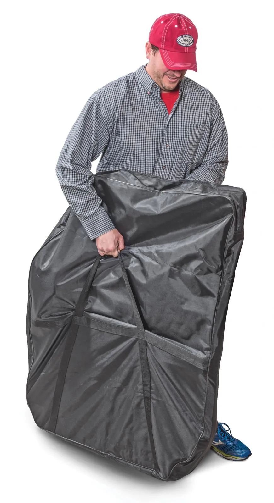 Jeep Hard Door Storage Bags For 76-2024 Jeep CJ JK JL Wrangler Black Pair MasterTop product image