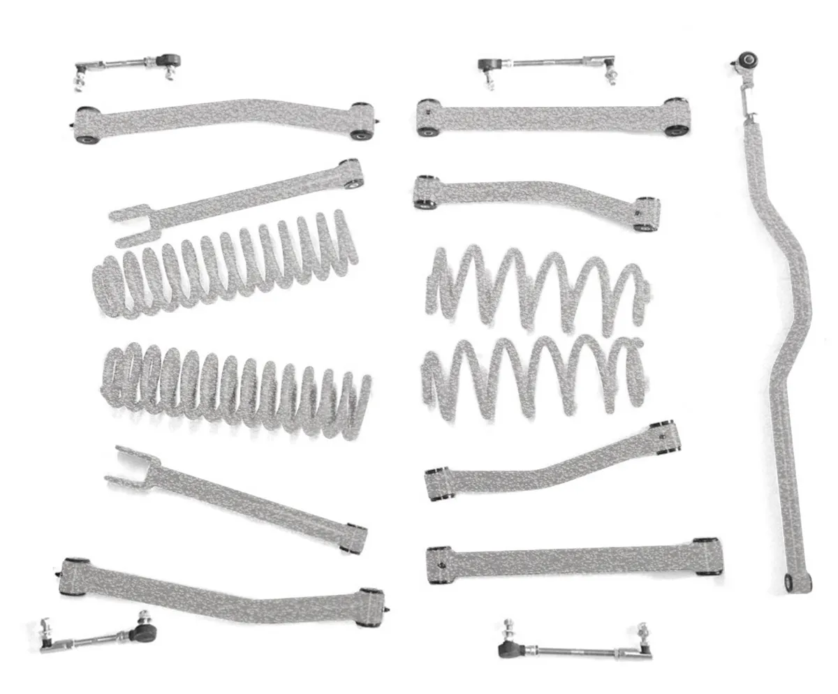 Steinjager Steinjäger Lift Kit Wrangler JK 2007-2018 2.5 Inch Gray Hammertone