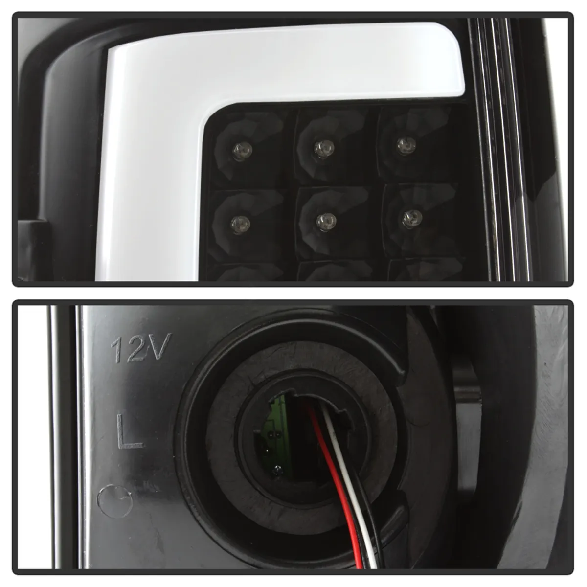 0713 Tundra Light Bar LED Tail Lightsblack product image