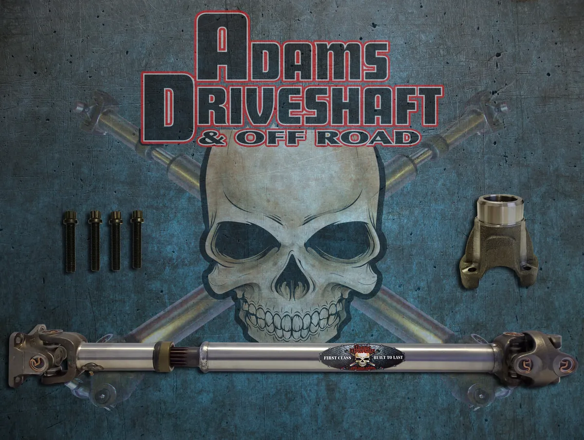 Adams Driveshaft JK Front 1310 cv Driveshaft With Spicer Greasable U-Joints [heavy Duty Series] product image
