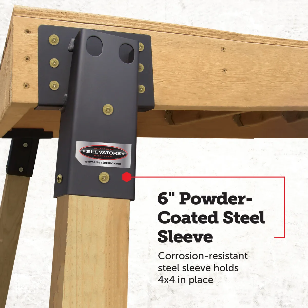 Elevators 4x4 Double Angle Brackets W/Structural Screw Bonus product image