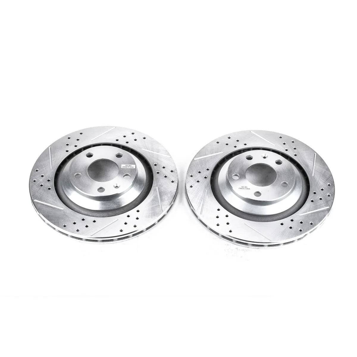 Evolution Drilled/Slotted Zinc Plated Rotors (Pair) product image