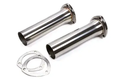 Pypes Performance exhaust Reducers 3.5 in Header To 3 in Pipe Collector Polished Finish Hardware Incl 304 Stainless Steel Pypes Exhaust
