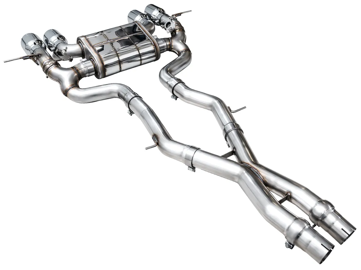AWE SwitchPath™ Exhaust for BMW G87 M2 - Chrome Silver Tips product image