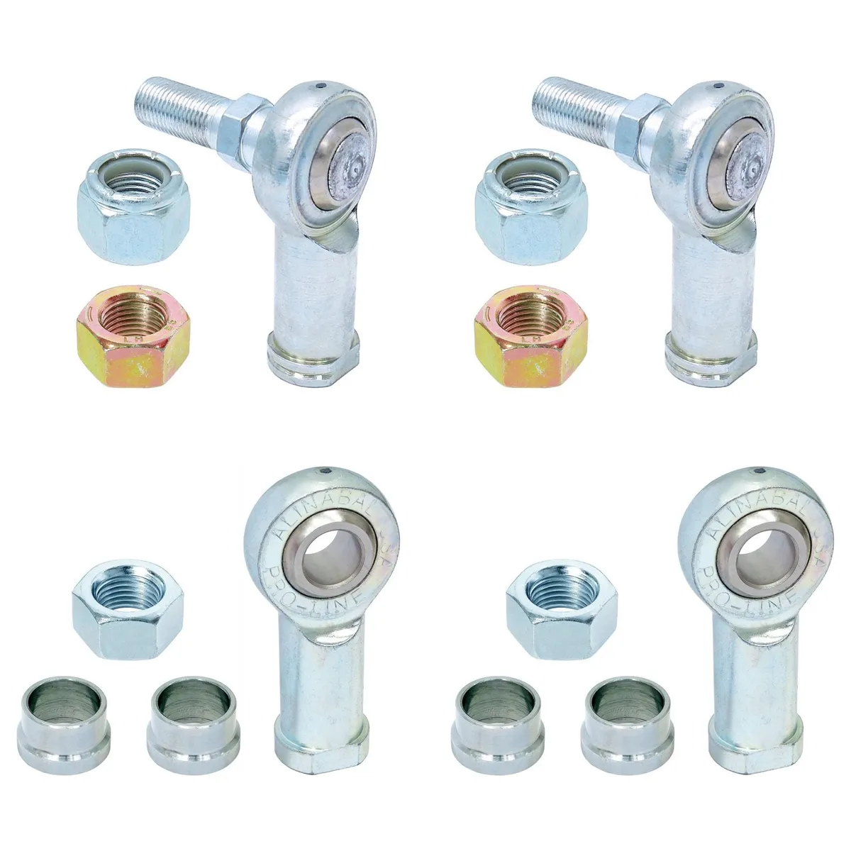Antirock® Sway Bar End Link Hardware Kit; Adjustable Sway Bar End Link Rod End Pack; Rear; Heim Style; product image