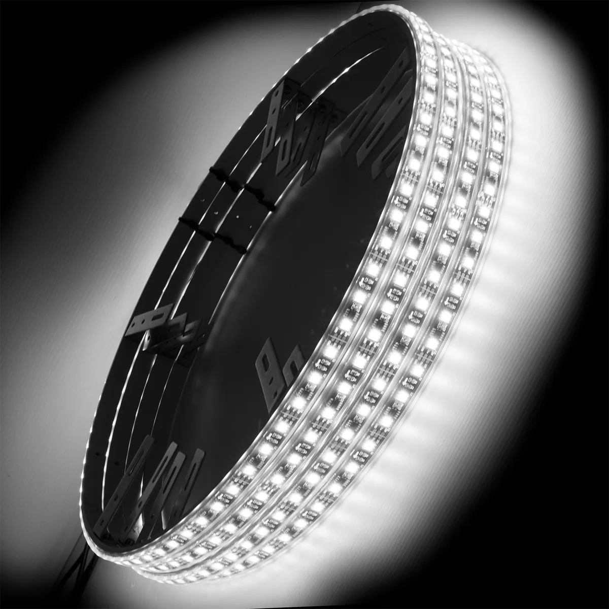 Oracle LED Illuminated Wheel Rings - Single Row - White product image