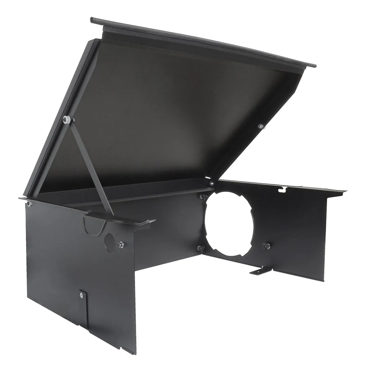 Deluxe Cargo Enclosure - '18-26 Wrangler JL {'21-26 Exc. 4XE}; 4-Door; w/ OEM Subwoofer (Black) product image