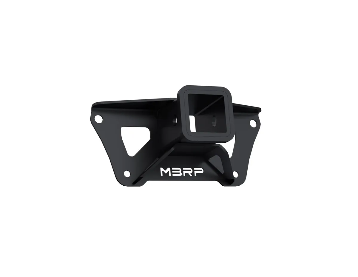 MBRP 2020-2024 Polaris Scramber XP 1000 Black-Coated 2 Hitch Receiver Assembly HT-9534 product image
