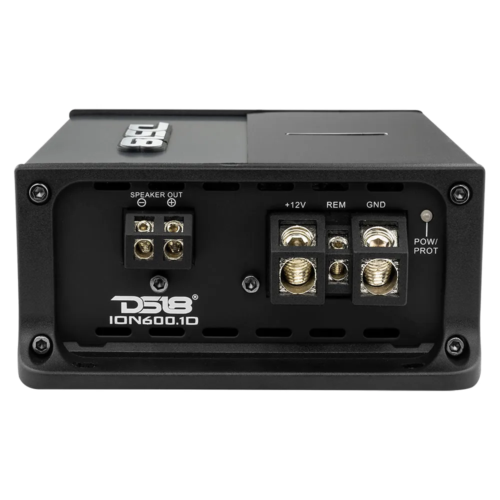 ION Compact Full Range 1 Channel Amplifier 600 Watts RMS @ 1-Ohm product image