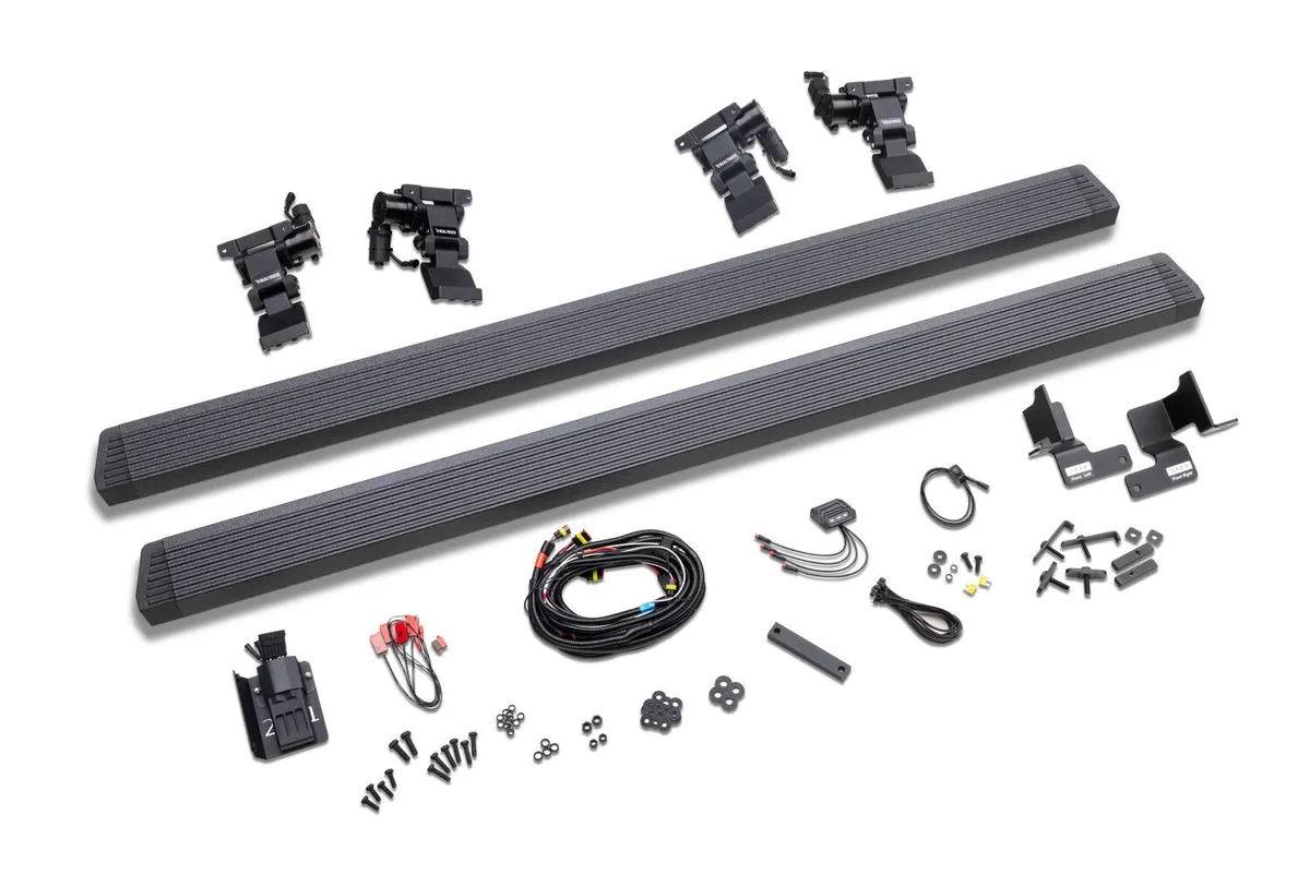 Go Rhino 20451687T - RealTruck VoltStep Electric Running Board Kit - Protective Bedliner Coating product image