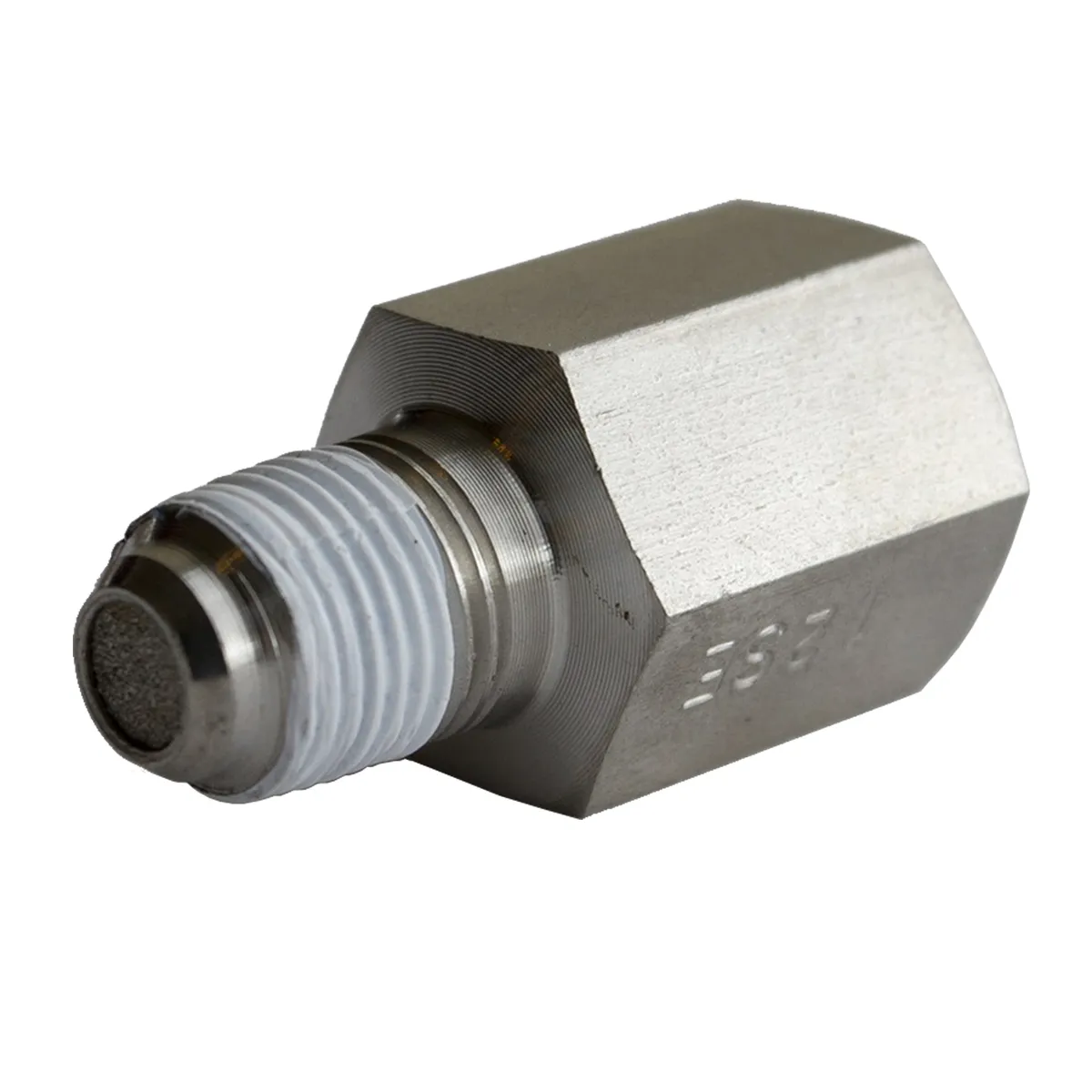Fitting; Snubber Adapter; 1/8in. Npt Female to 1/8in. Npt Male; Stainless Steel; For Fuel Pressure product image