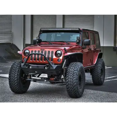 RIGID Industries 07-15 Jeep JK Brow Light Mount E-Series Pro RIGID Industries