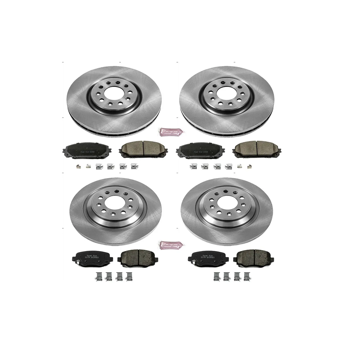 Z17 Direct Replacement Kit: Rotors; Ceramic Pads W/Hardware product image