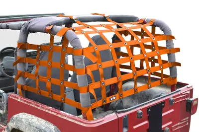 Steinjager Tops and Covers 1997-2006 Cargo Net Orange