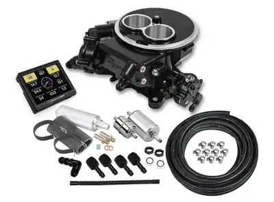 Holley Sniper 2300 EFI Master Kit Black Finish