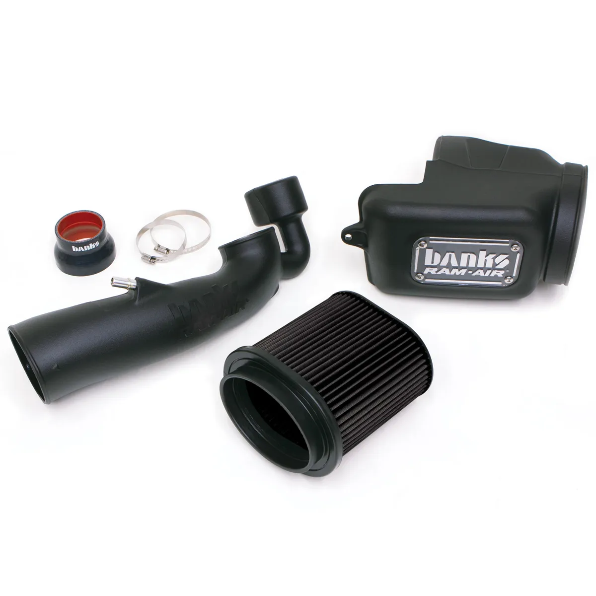 2018-2025 Jeep Wrangler JL 3.6L, and 2020-2025 Gladiator 3.6L Banks Ram-Air® Big-Ass Oiled or Dry Filter, Cold Air Intake System product image