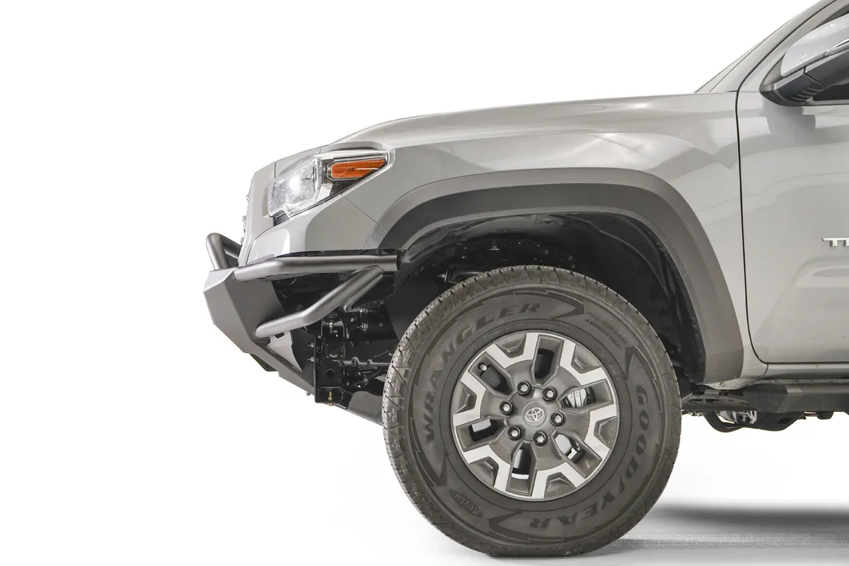 Vengeance Winch Front Bumper; w/Pre-Runner Guard; 2 Stage Matte Black Powder Coat; product image