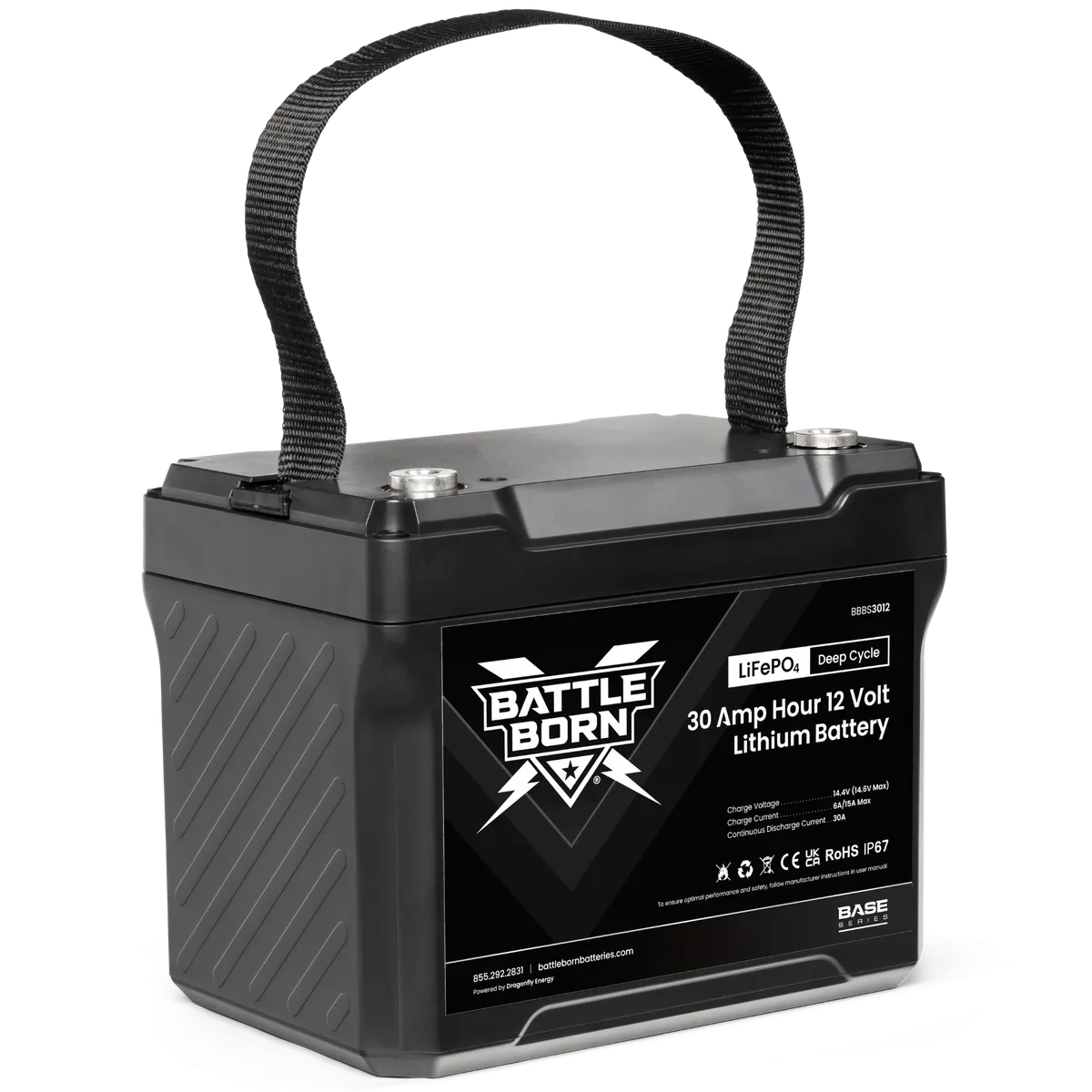 Battle Born 30ah 12v Lifepo4 Deep Cycle Battery (Base Series) product image