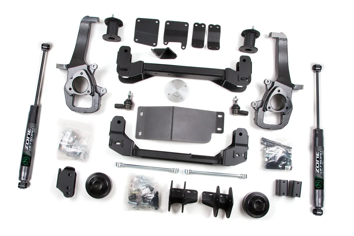 2013 Dodge 1500 4 /3 Suspension Lift System Front Spacer Rear Coils - Fox 2.0 Adventure Series Shocks product image