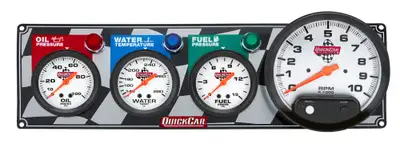 Quickcar Racing Products 3-1 Gauge Panel OP-WT-FP-Tach