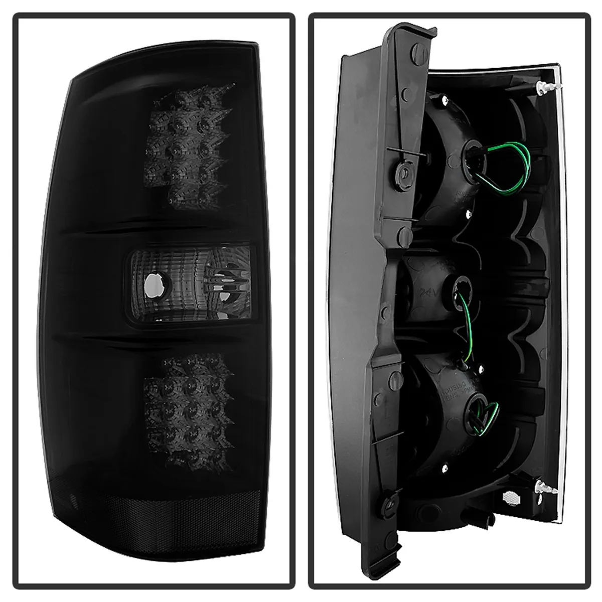 0714 Suburban/Tahoe/Yukon/Yukon Denaliled Tail Lightsblack Smoked product image