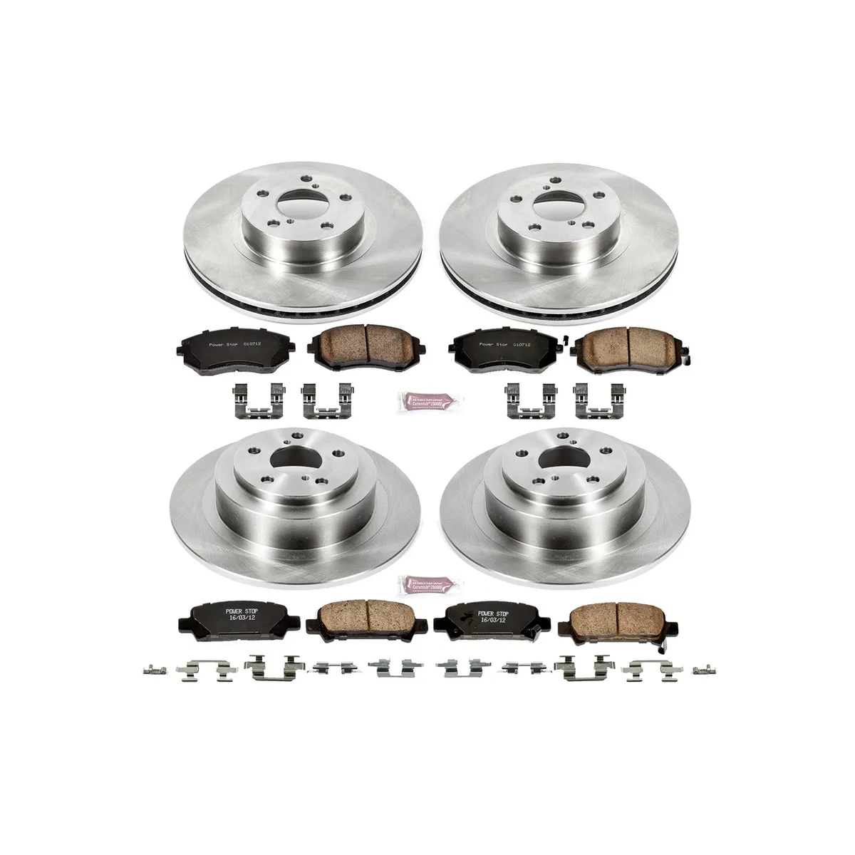Z17 Direct Replacement Kit: Rotors; Ceramic Pads W/Hardware product image
